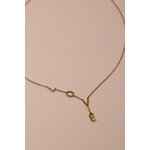 Collier lettres Love  acier doré