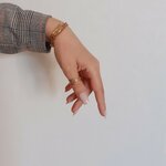 Bague en acier inoxydable doré multi rangs