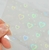 Coeur holographiques nail art jello jello