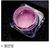 Poudre red chromé holographique nail art coréen