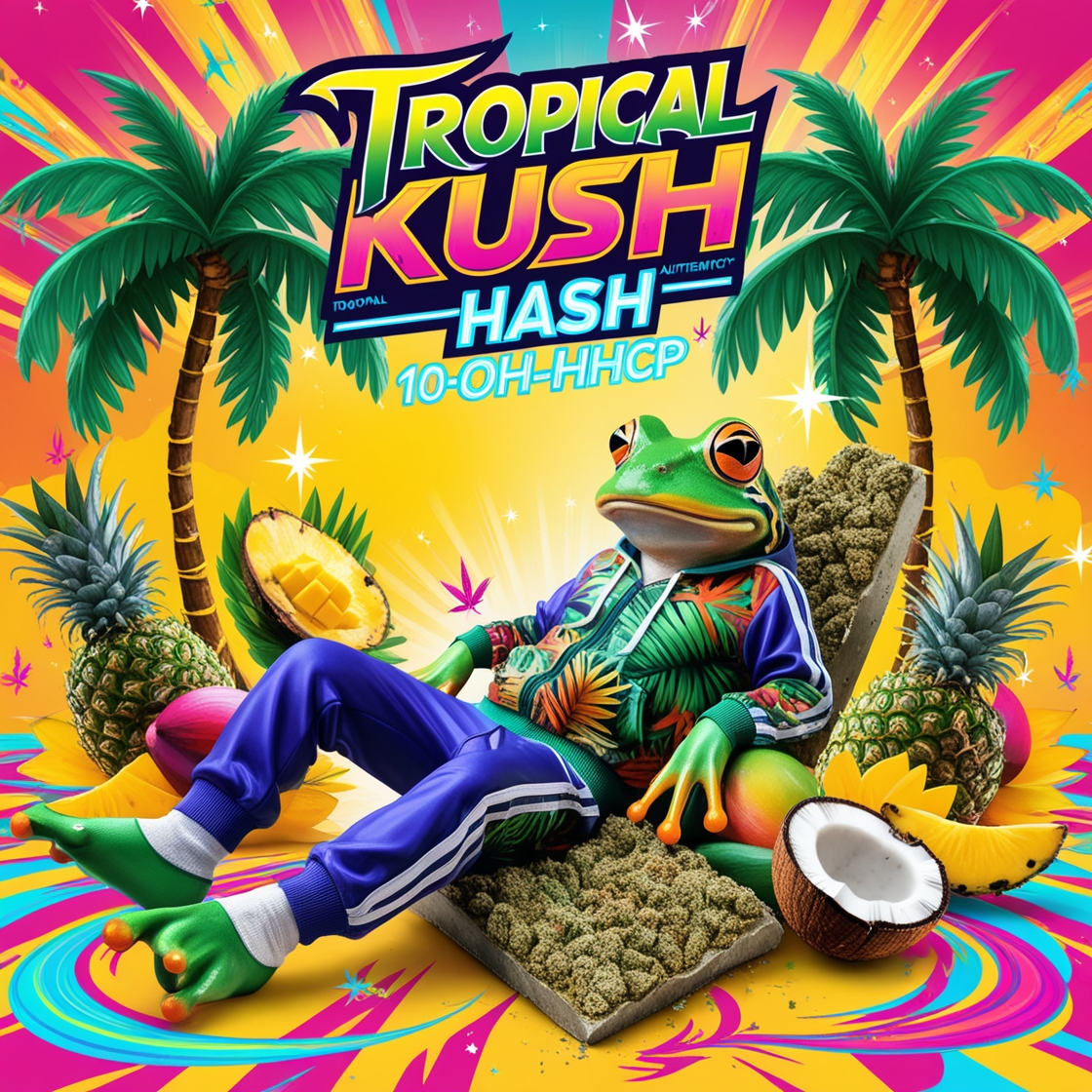 TROPICAL KUSH HASH 50 % 10-OH
