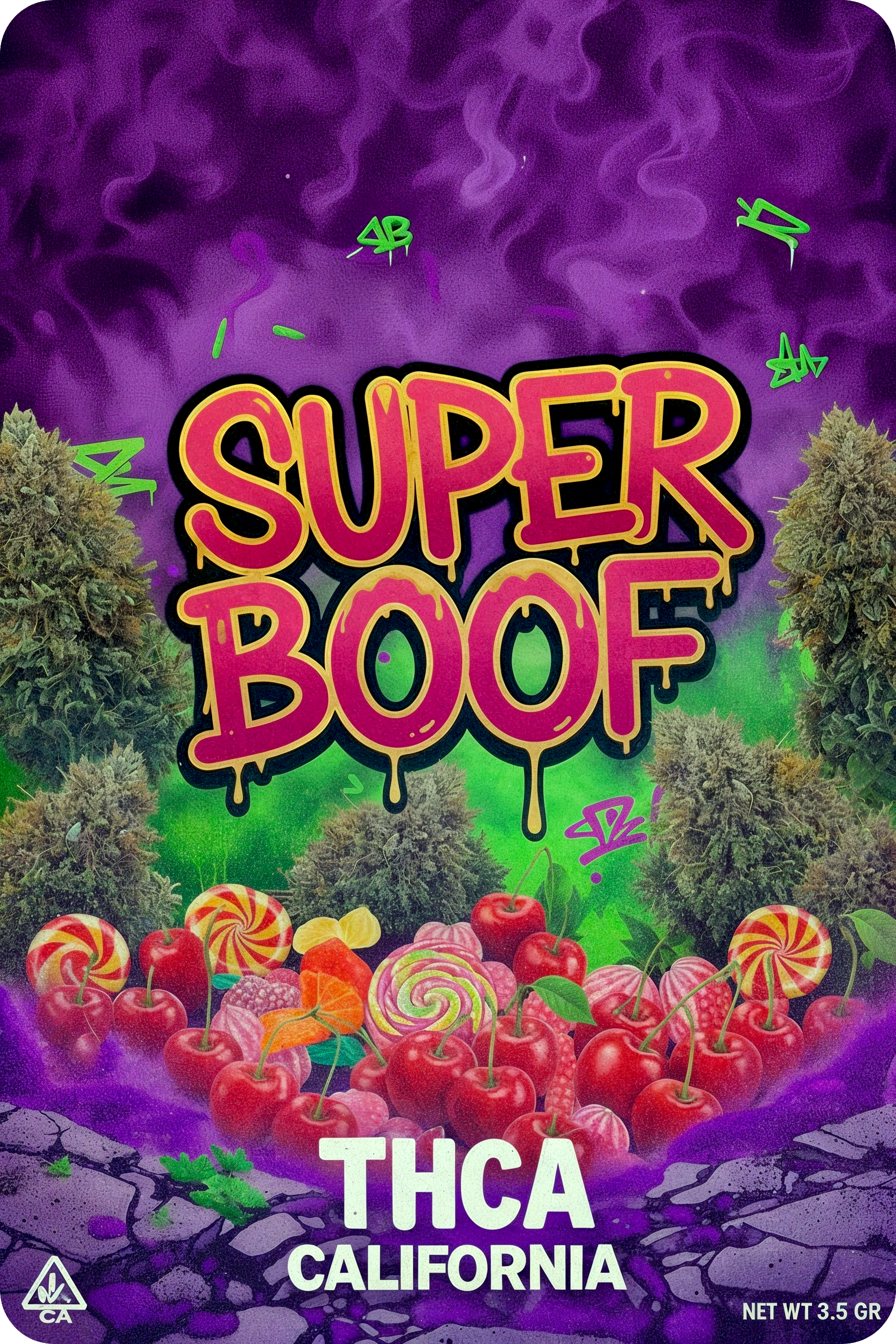 TOP SHELF Super Boof × Tropicana Cookies THCA AAAA+