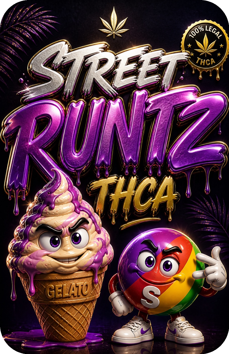 STREET RUNTZ FLEURS THCA PREMIUM AAAA+