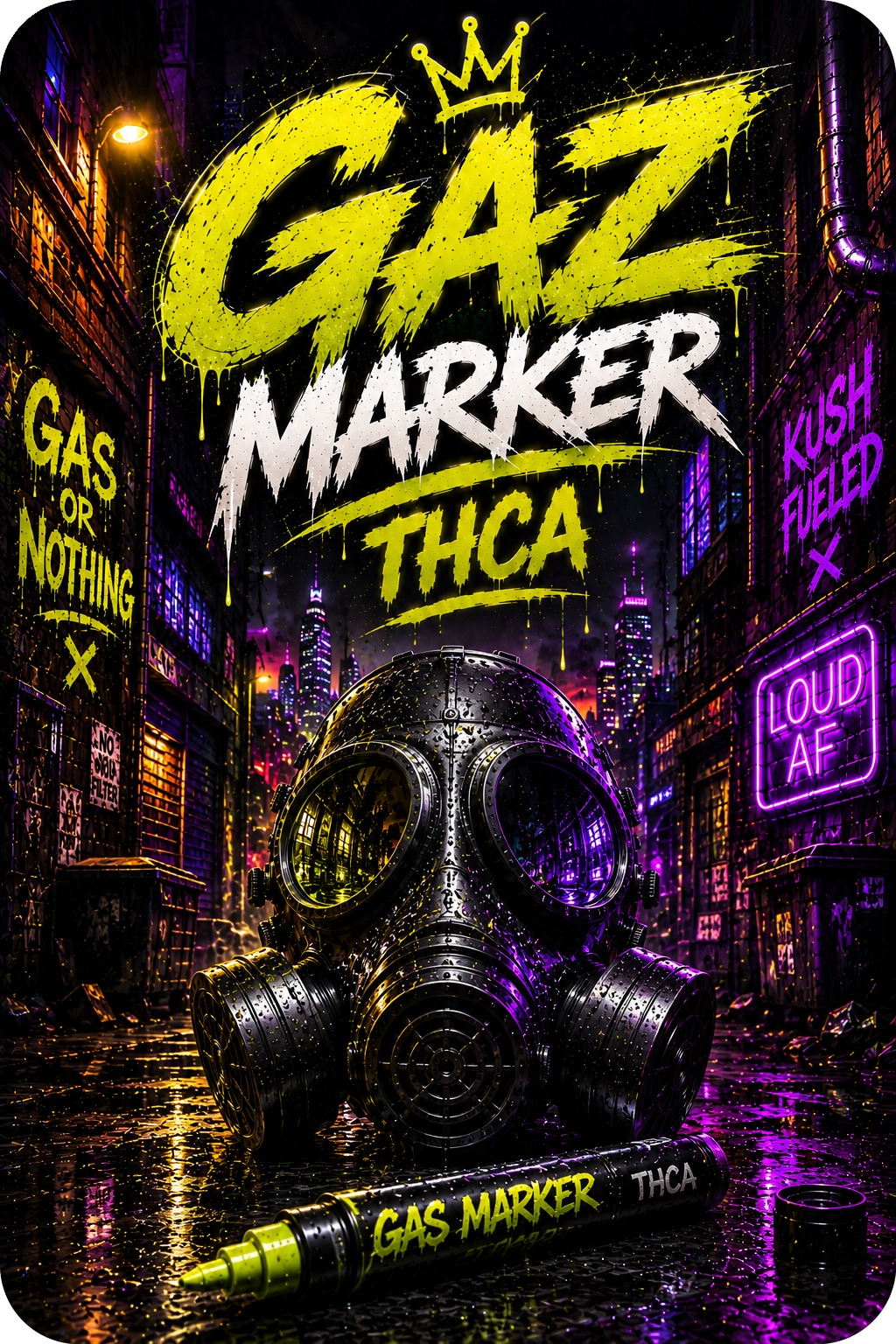 GAZ MARKER FLEURS THCA – PREMIUM AAAA+ ☢️
