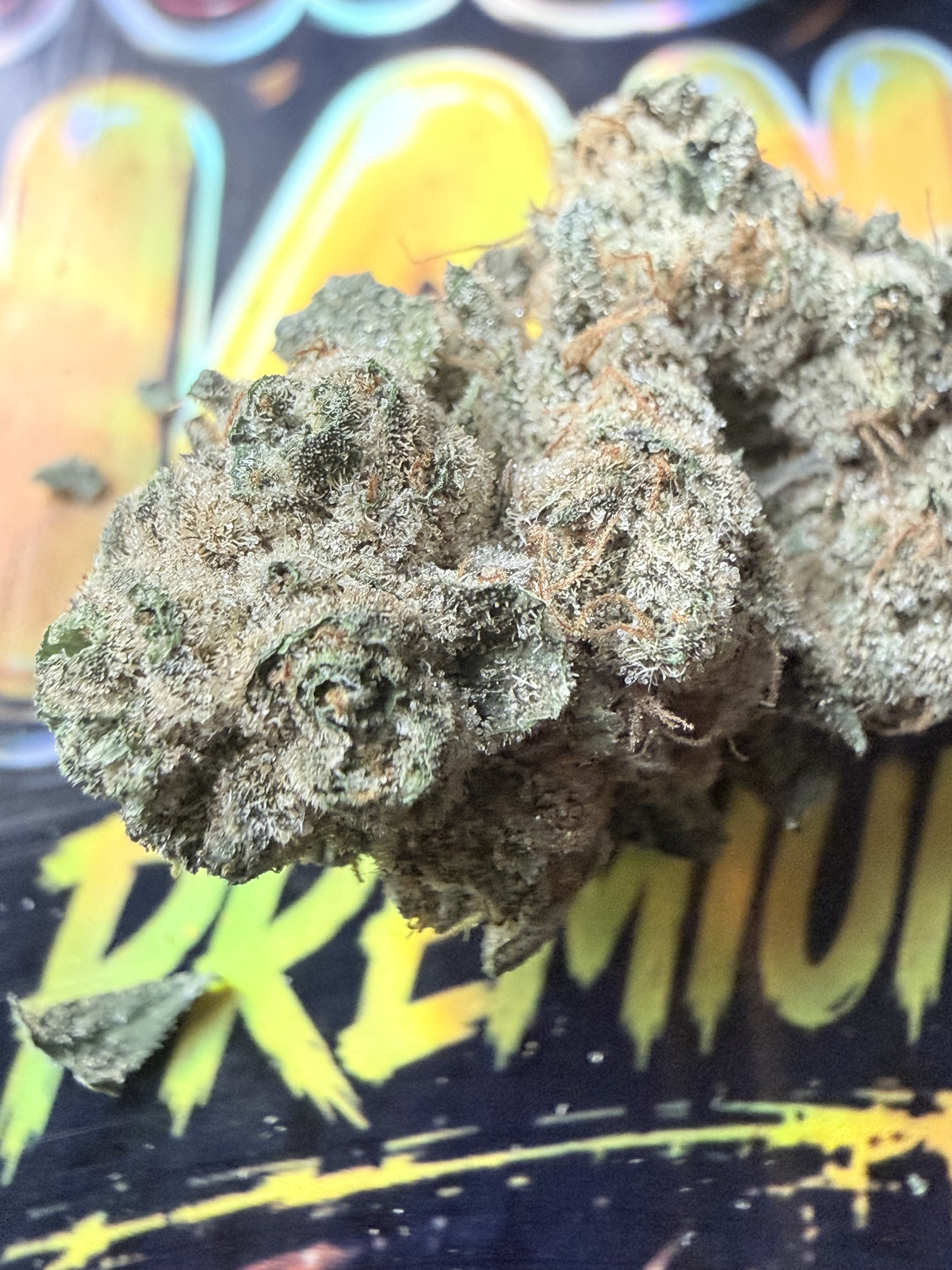 zoom sur banana haribo THCA  small buds