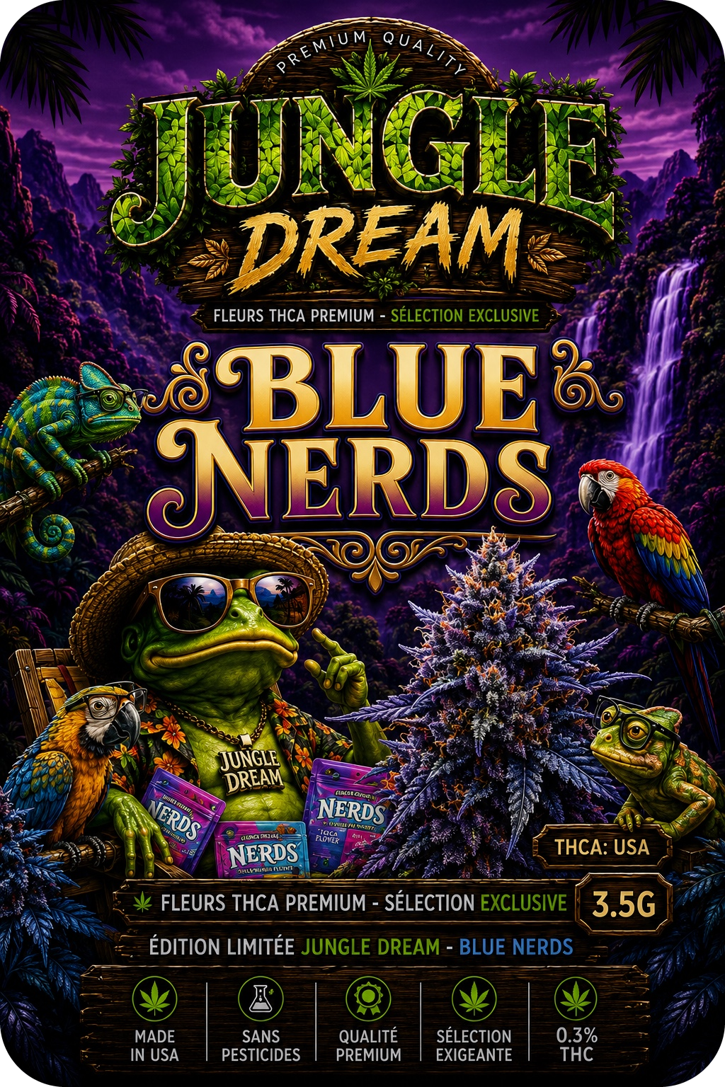 Blue Nerds – Fleur THCA Premium AAAA+