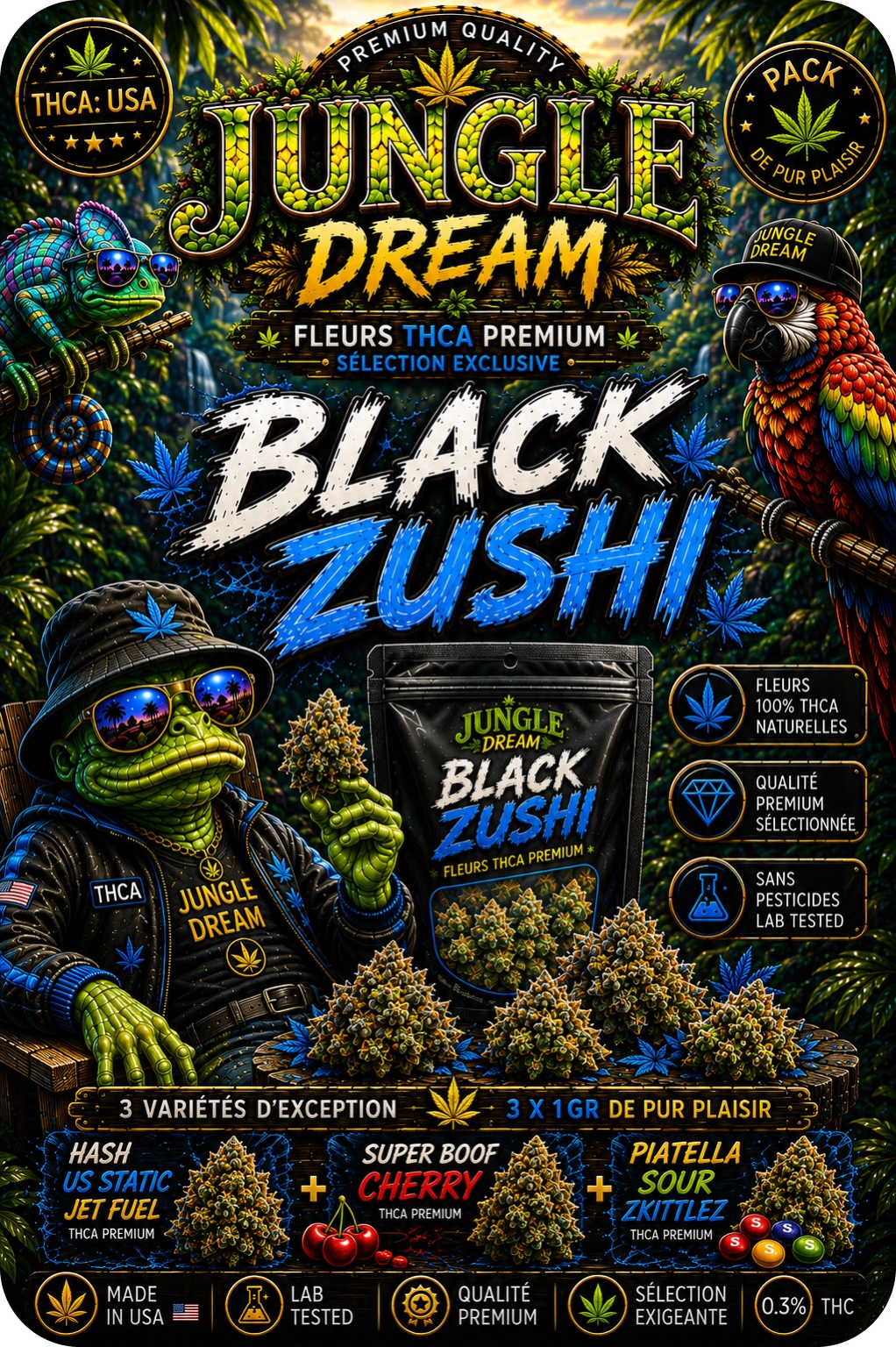 black zushi thca naturel