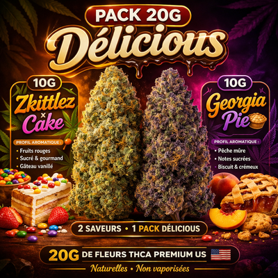 PACK DELICIOUS THCA - ACHAT THCA - THCA NATUREL - THCA FRANCE - SHOP THCA