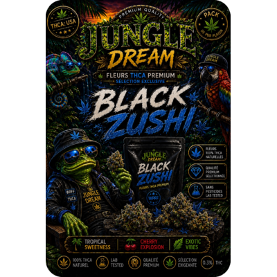 Black Zushi fleurs THCA Premium AAAA+ Jungle Dream