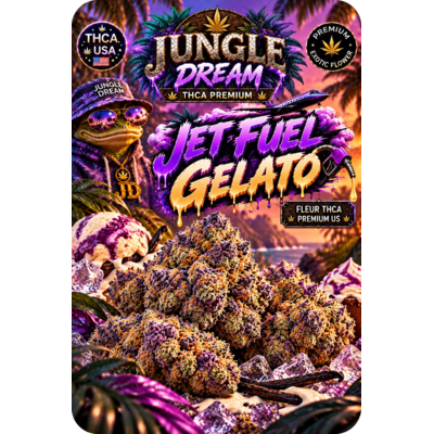 jet fuel gelato THCA  fleur naturel AAAA