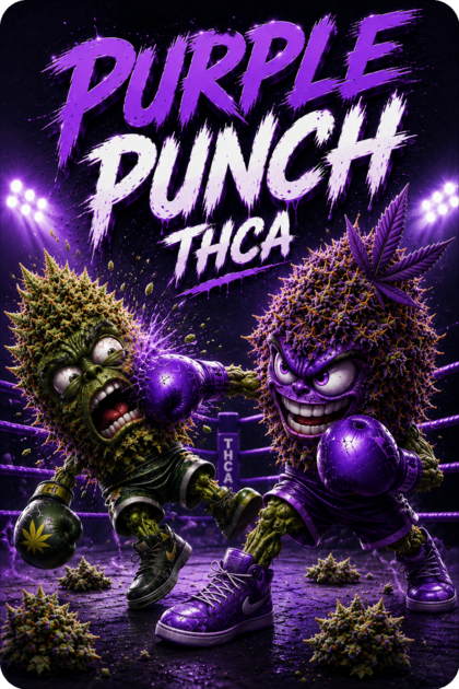 PURPLE PUNCH THCA - FLEURS THCA PREMIUM AAAA