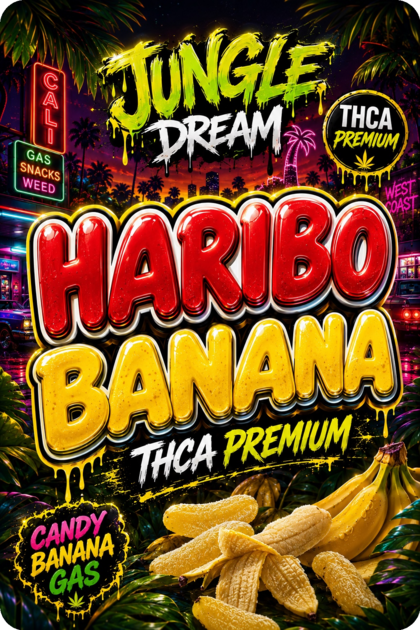 HARIBO BANANA THCA PREMIUM NATUREL
