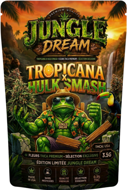 achat thca france -Tropicana x hulk smash strain jungle dream