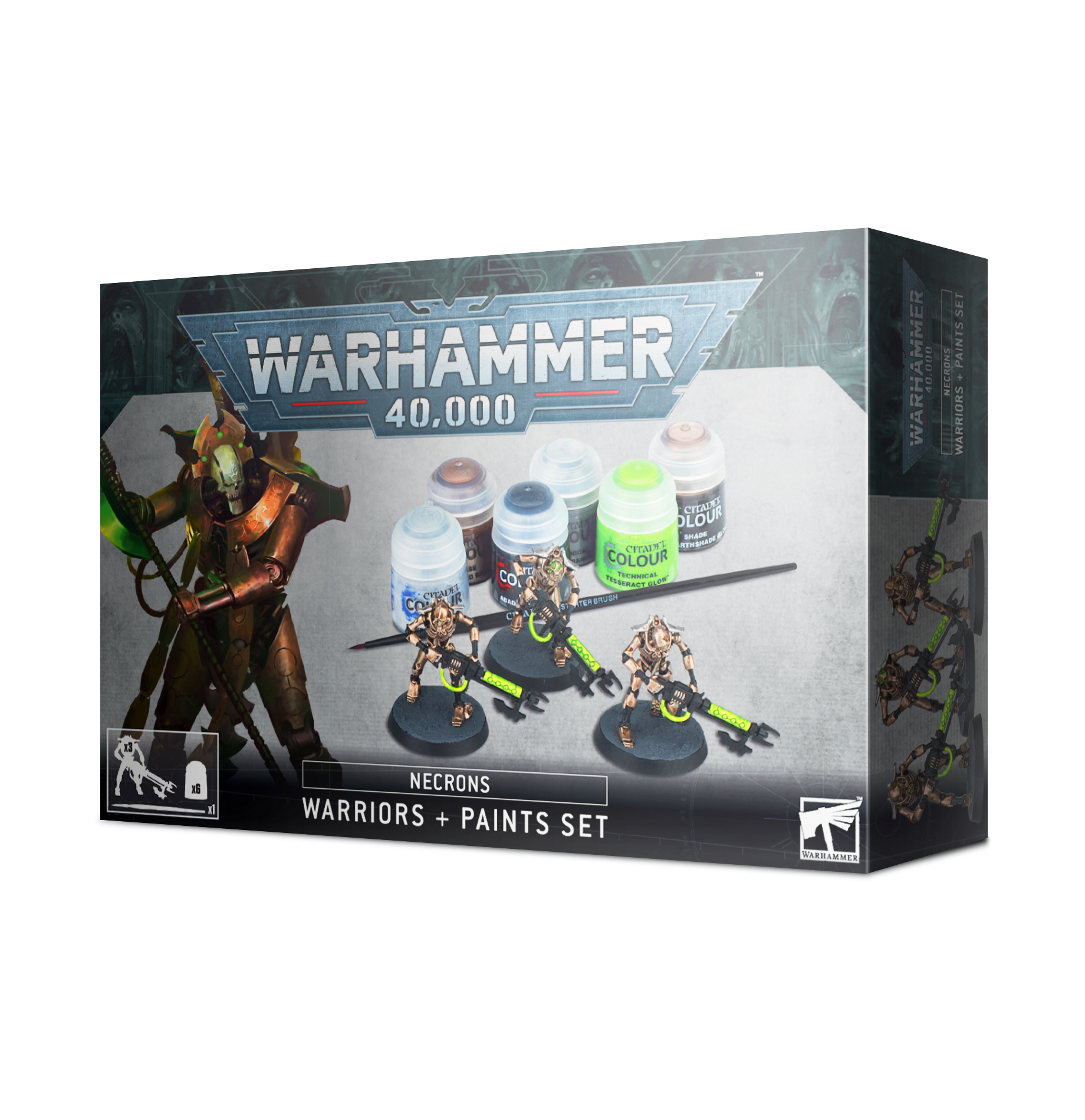 Warriors + Paints Set - 60-69 - Necrons - Warhammer 40,000