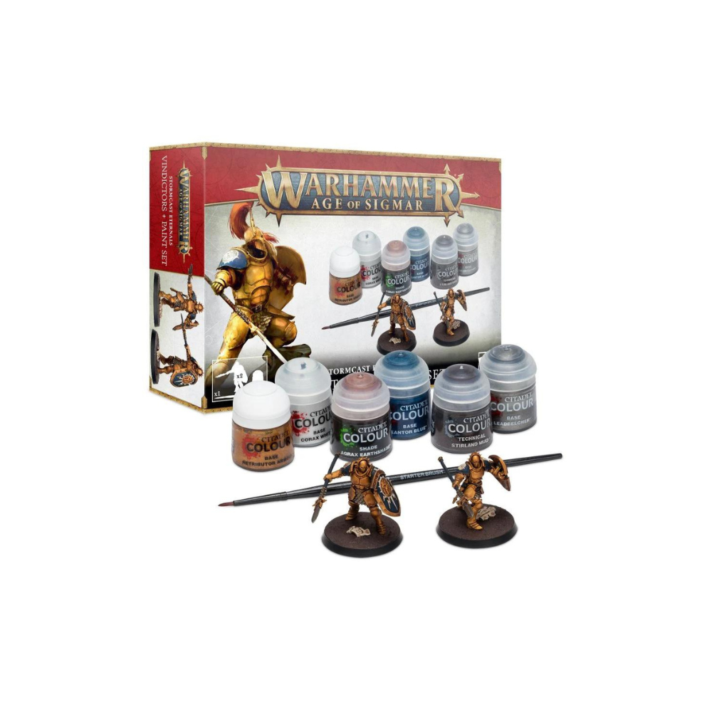 Vindictors + Paints Set - 60-10 - Stormcast Eternals - Warhammer Age of Sigmar