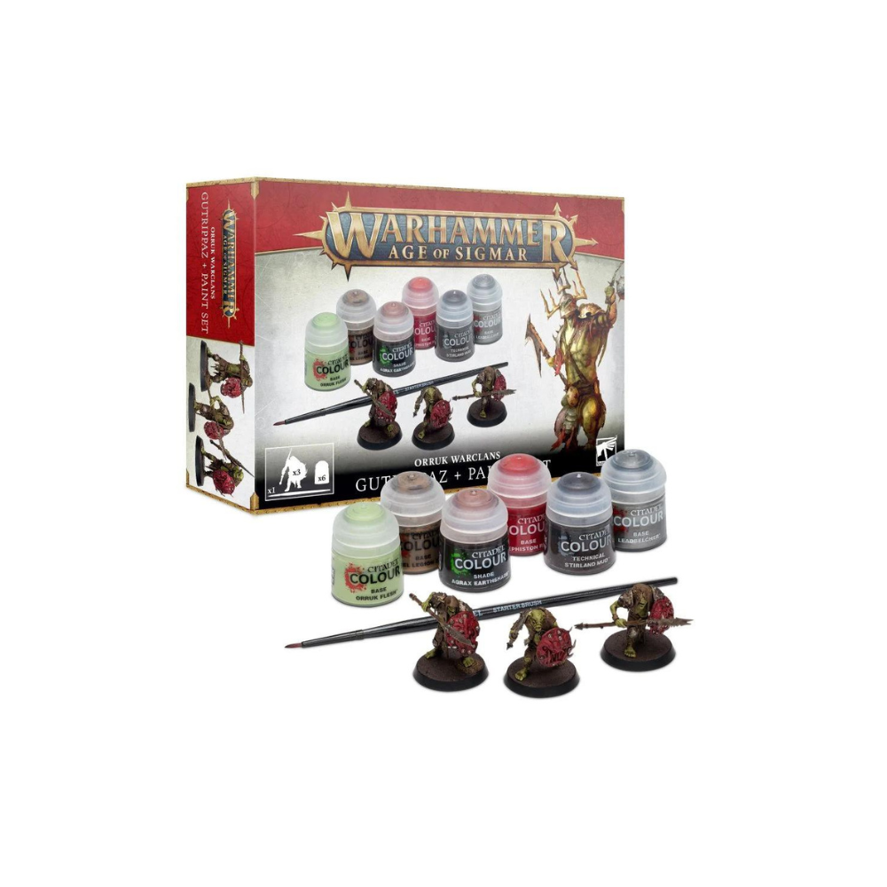 Gutrippaz + Paints Set - 60-09 - Orruk Warclans - Warhammer Age of Sigmar