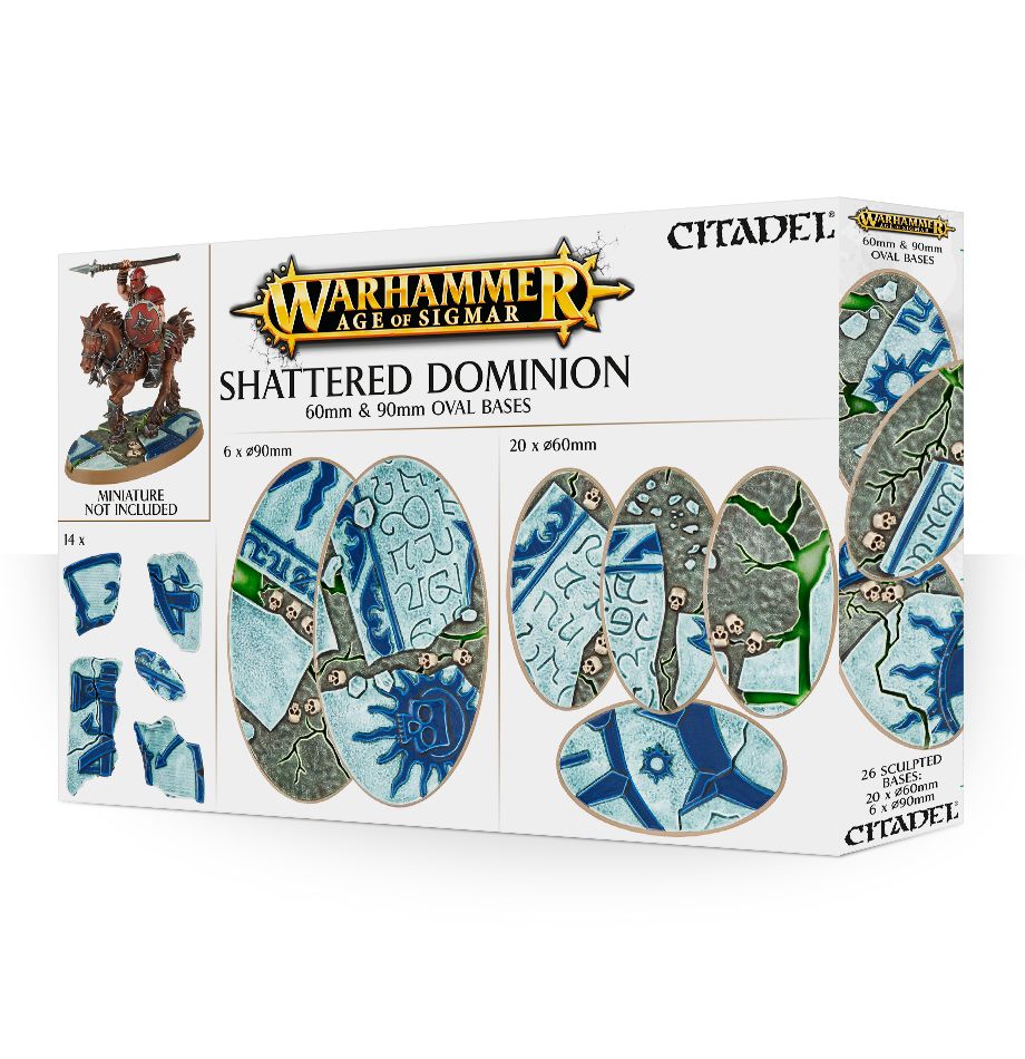 60mm & 90mm Oval Bases - 66-98 - Shattered Dominion - Warhammer Age of Sigmar