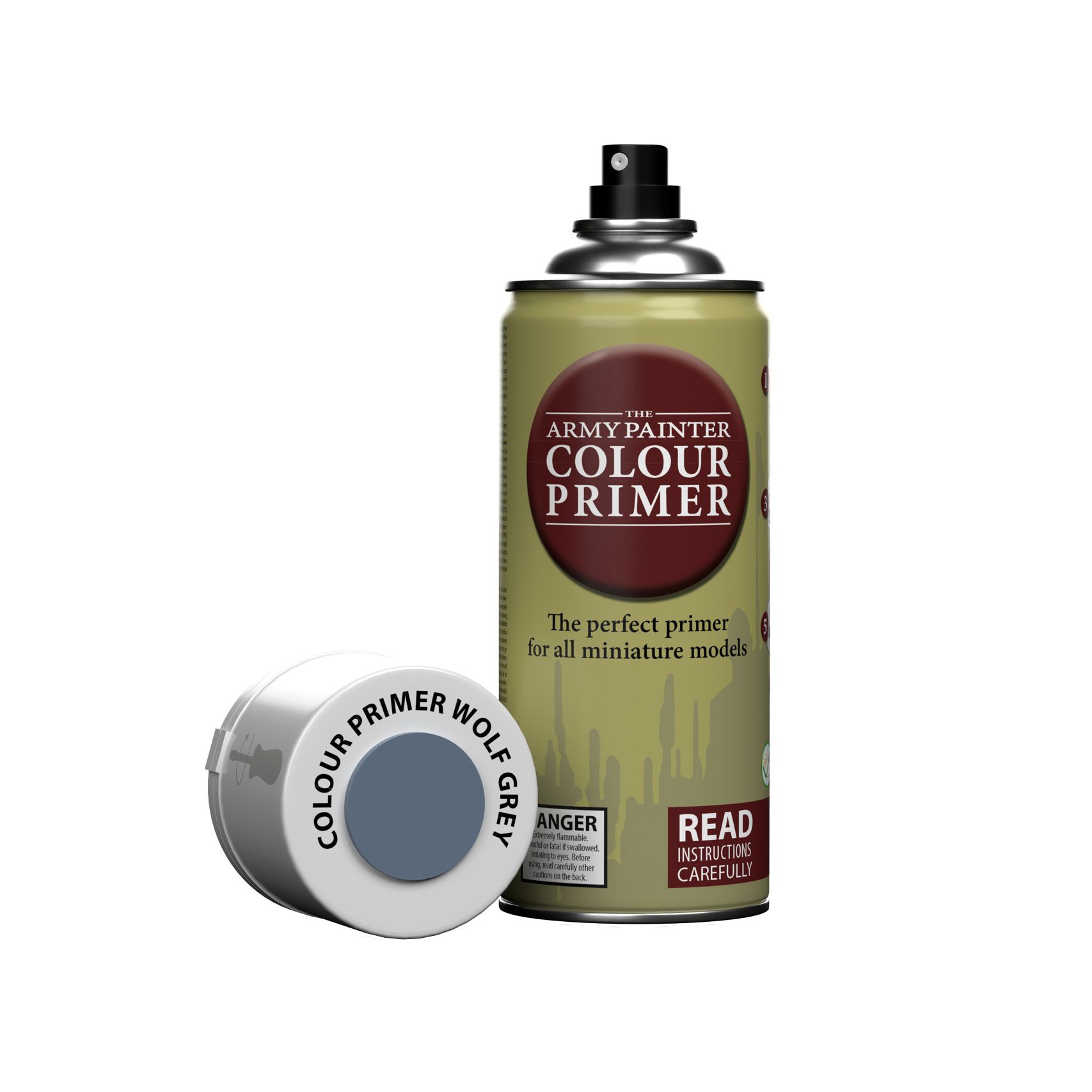 Wolf Grey - Bombes Colour Primer - Army Painter