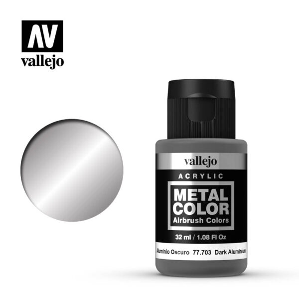 Aluminium foncé / Dark Aluminium - 77.703 - Vallejo Metal Color