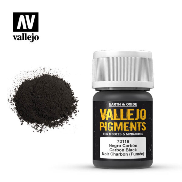 Noir de carbone (Fumée) / Carbon Black (Smoke Black) - 73.116 - Vallejo Pigments