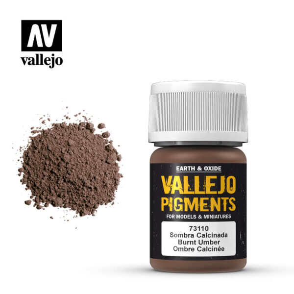 Bois brûlé / Burnt Umber - 73.110 - Vallejo Pigments
