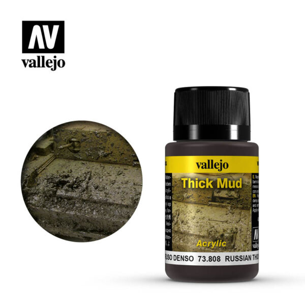 Boue Epaisse Russe / Russian Mud - 73.808 - Thick Mud - Weathering Effects - Vallejo Metal Color