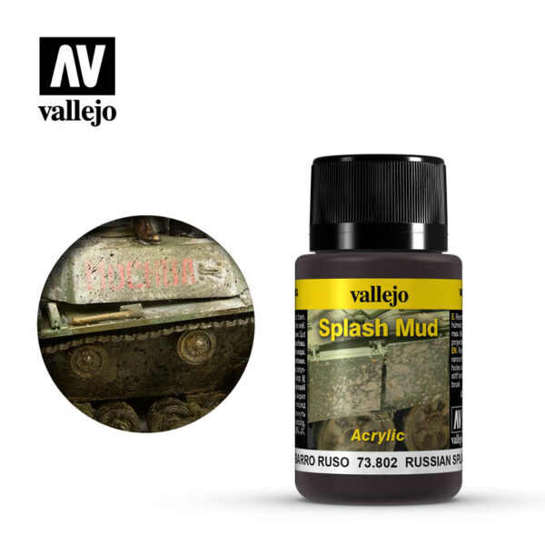Projections Boue Russe / Russian Splash Mud - 73.802 - Weathering Effects - Vallejo