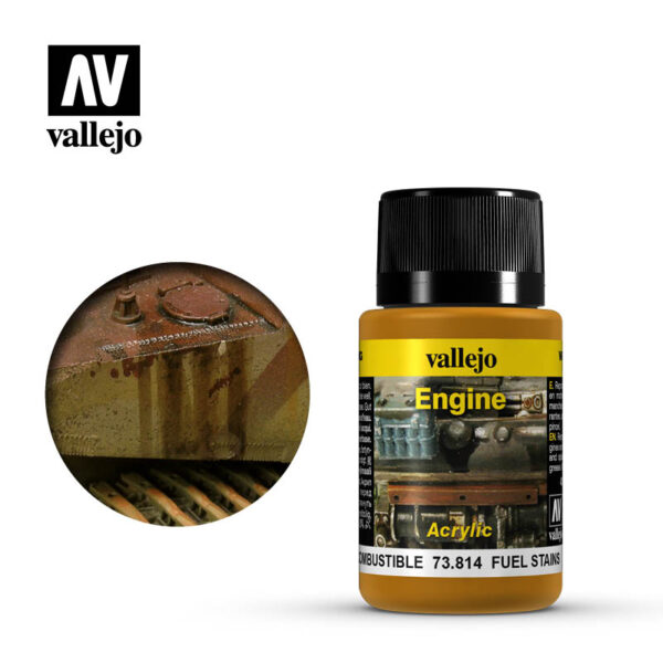 Taches De Carburant / Fuel Stains - 73.814 - Weathering Effects - Vallejo