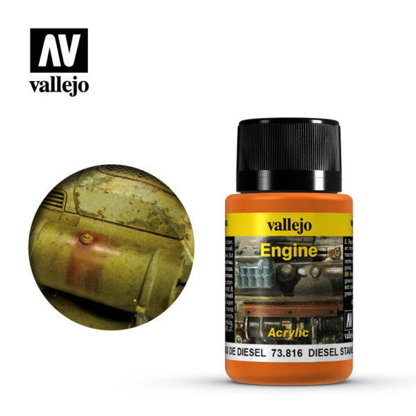 Taches De Diesel / Diesel Stains - 73.816 - Weathering Effects - Vallejo