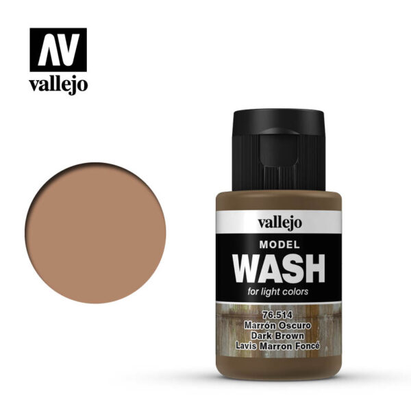 Marron Foncé / Dark Brown - 76.514 - Wash - Vallejo