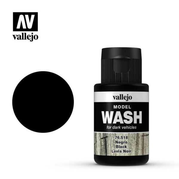 Noir / Black - 76.518 - Wash - Vallejo