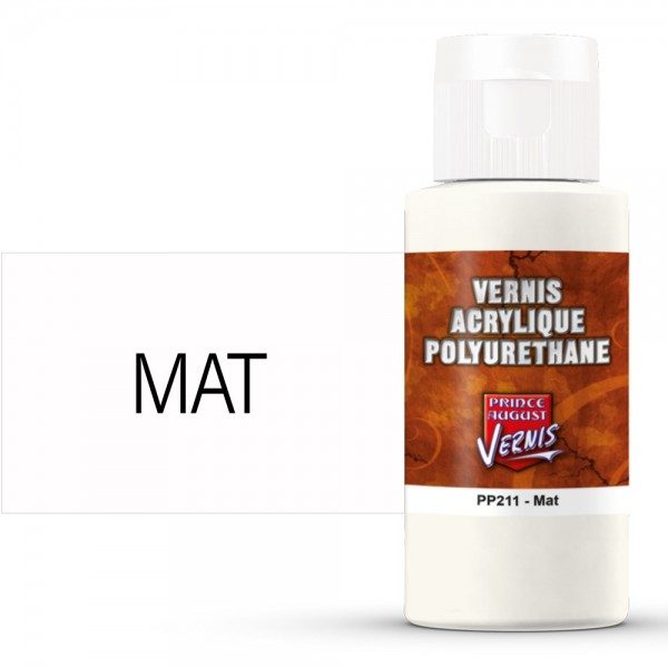Vernis Mat - PP211 - Acrylique Polyurethane - Prince August
