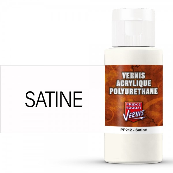 Vernis Satiné - PP212 - Acrylique Polyurethane - Prince August