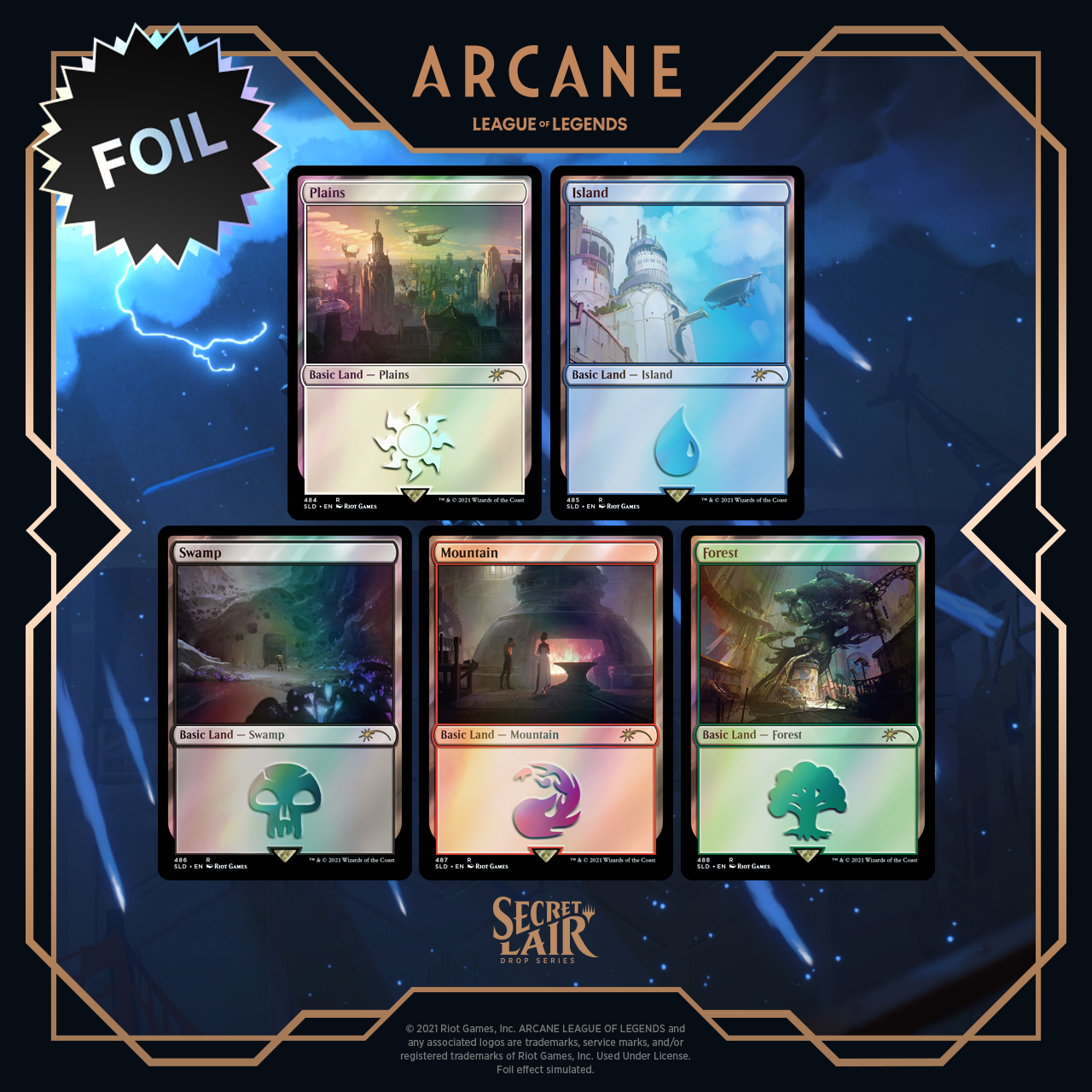 Secret Lair x Arcane Lands Traditional Foil Edition- Magic - Anglais
