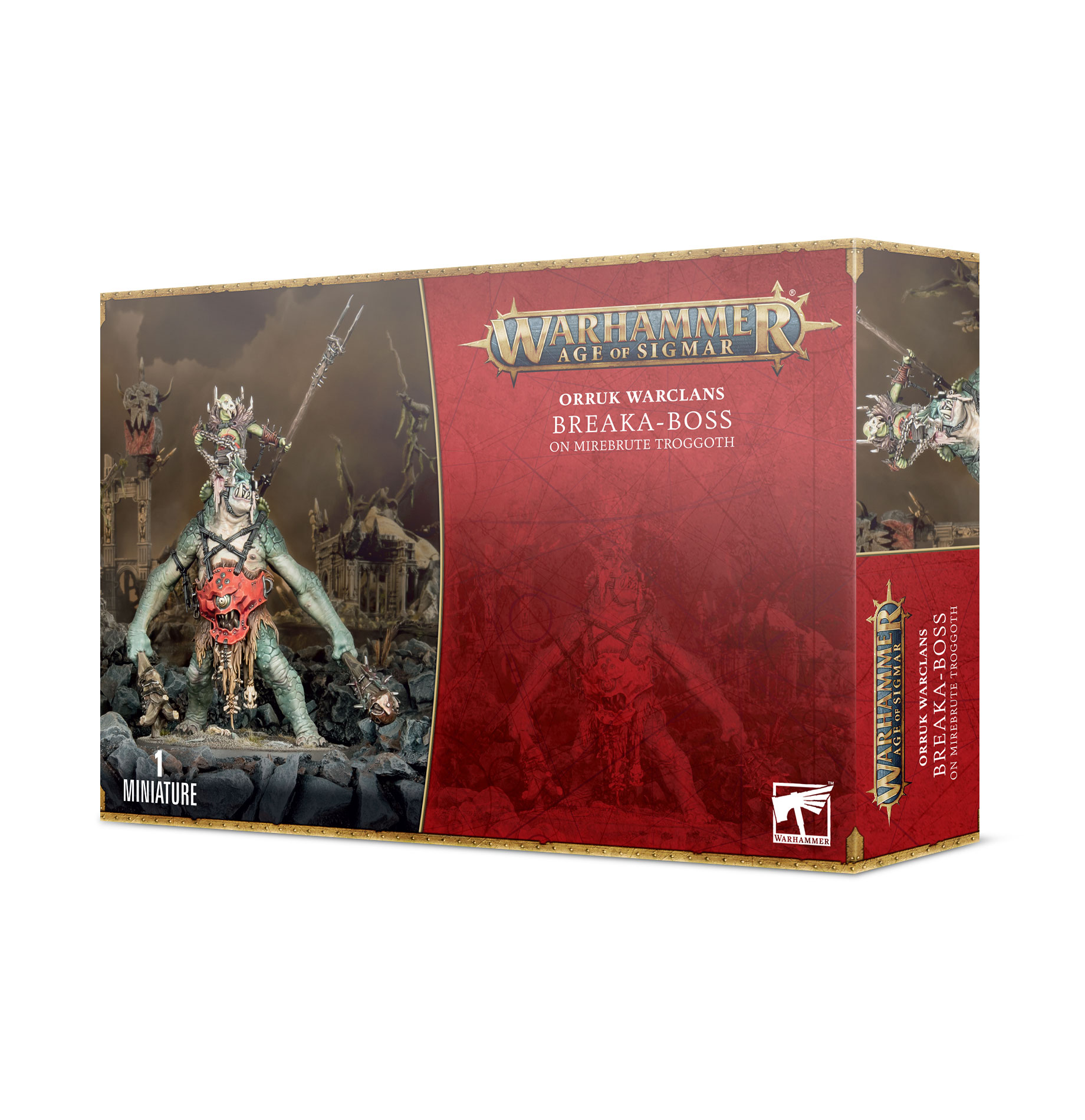 Breaka-Boss on Mirebrute Troggoth - 89-68 - Orruk Warclans - Warhammer Age of Sigmar