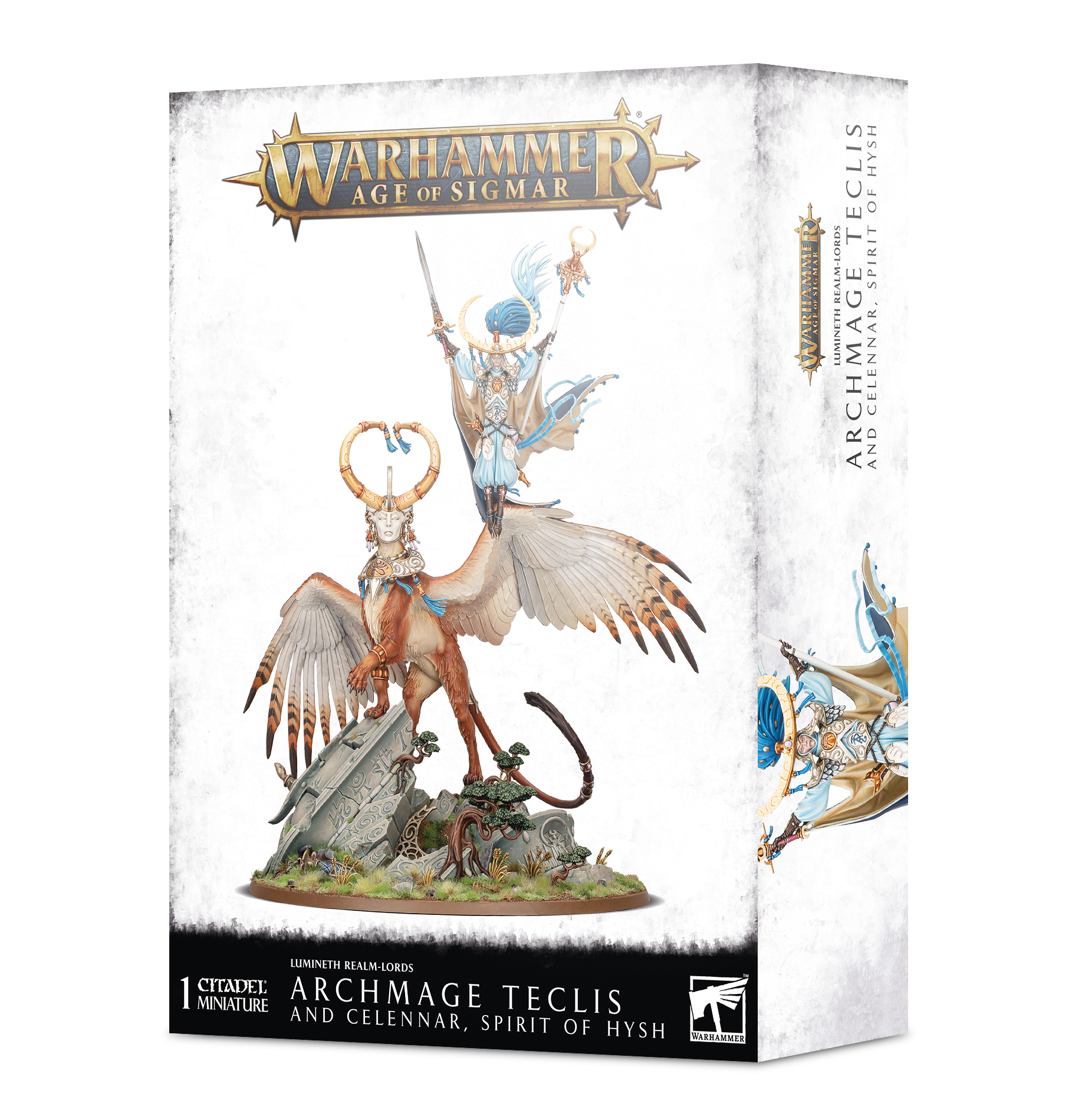 Archmage Teclis And Celennar, Spirit of Hysh - 87-53 - Lumineth Realm-Lords - Warhammer Age of Sigmar