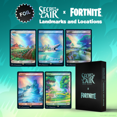 Secret Lair - X Fortnite: Landmarks and Locations Foil Edition - Magic - Anglais