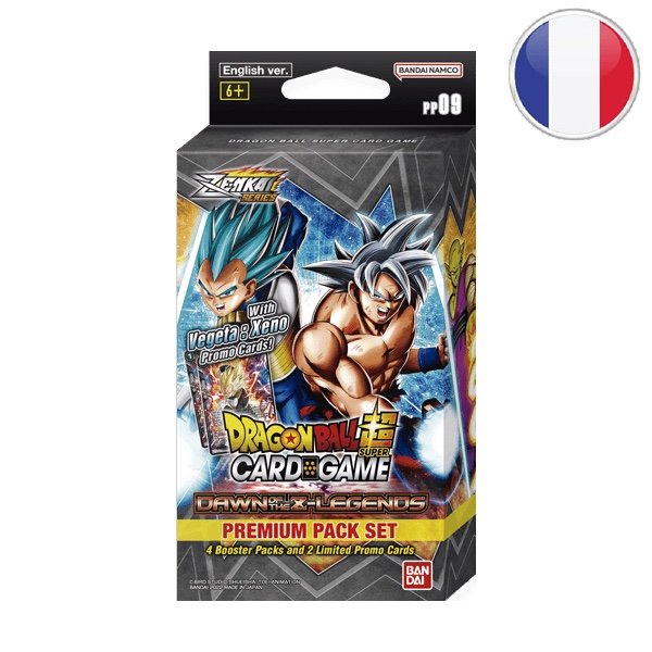 Premium Pack Set 09 Dawn of the Z-Legends - Dragon Ball Super Card Game - En Français