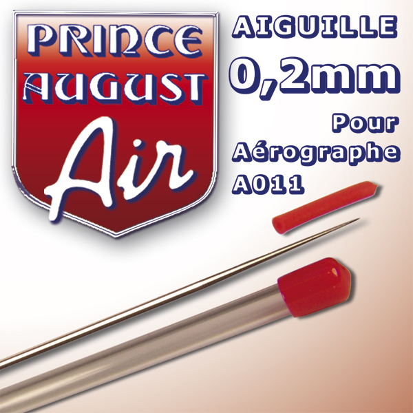 AA002 – Aiguille 0,2 pour aérographe A011 - Prince August