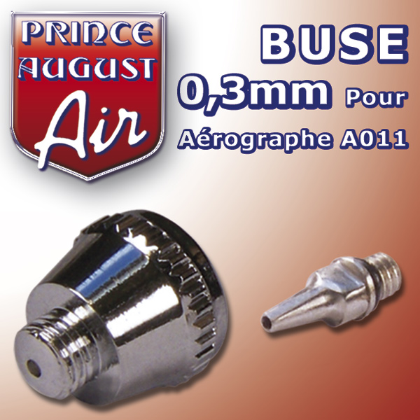 AA013 – Buse 0,3 pour aérographe A011 - Prince August