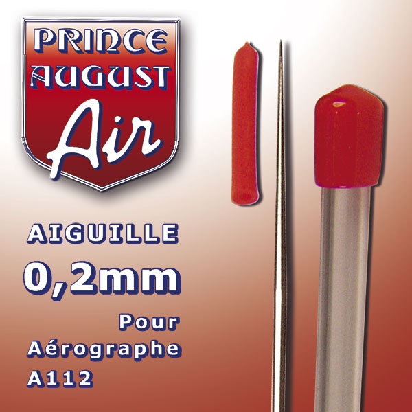 AA102 – Aiguille 0.2 mm pour aérographe A112 - Prince August