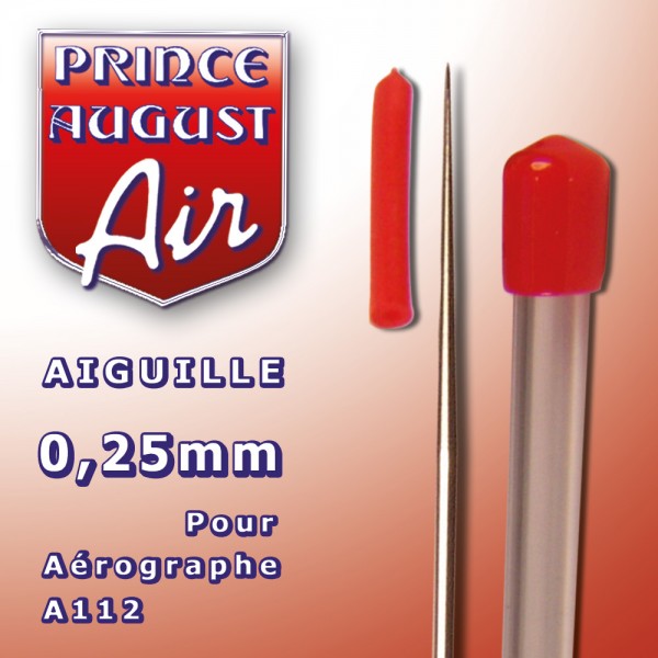 AA1025 – Aiguille 0.25mm pour aérographe A112 - Prince August