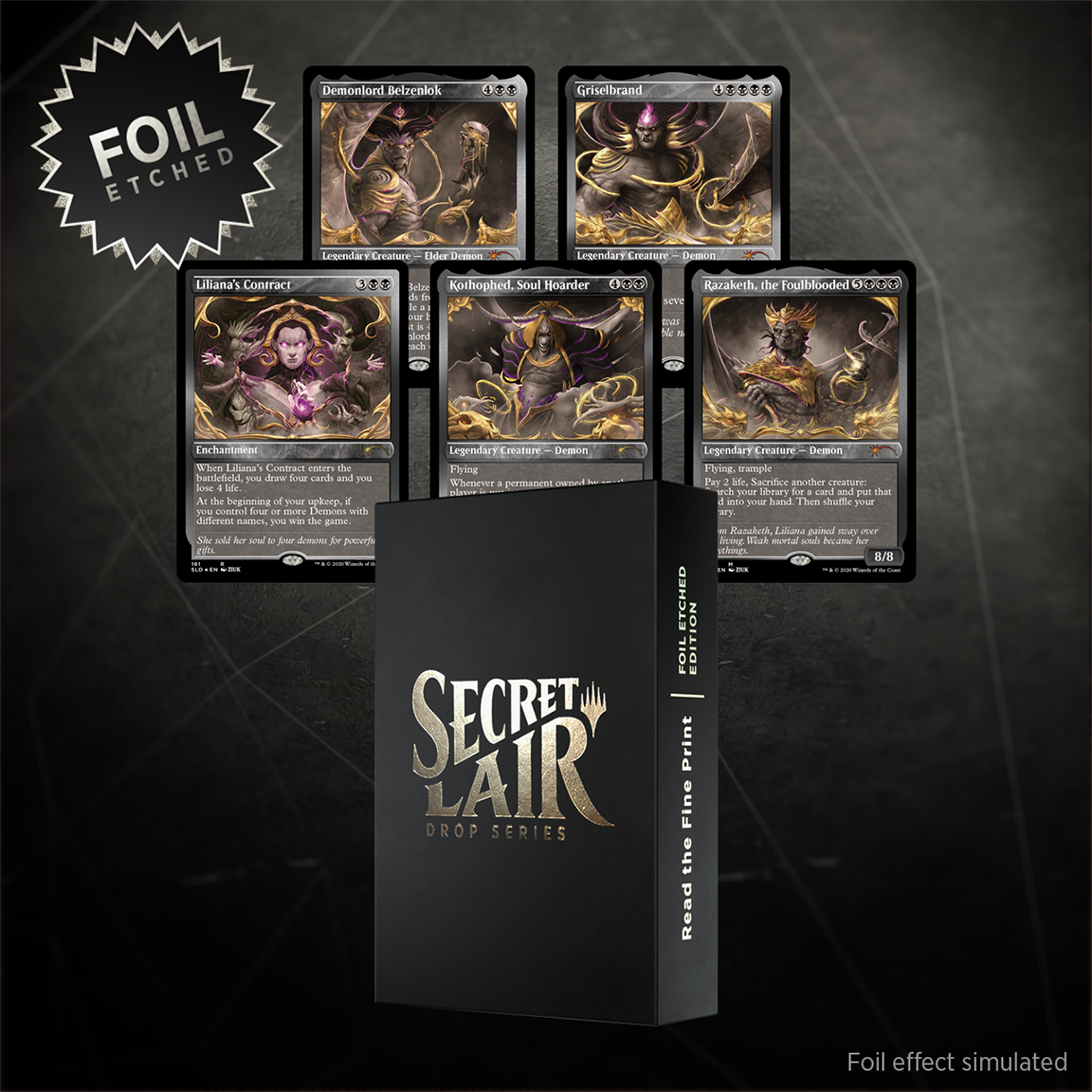 Secret Lair Drop Series - Read the Fine Print Foil Etched Edition - Magic - Anglais