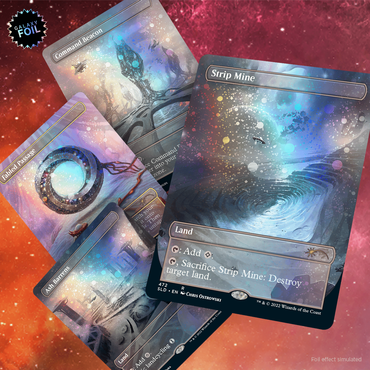 Secret Lair Totally Spaced Out - Galaxy Foil Edition - Magic - Anglais
