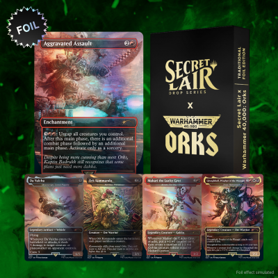 Secret Lair x Warhammer 40,000: Orks - Foil Edition - Magic - Anglais