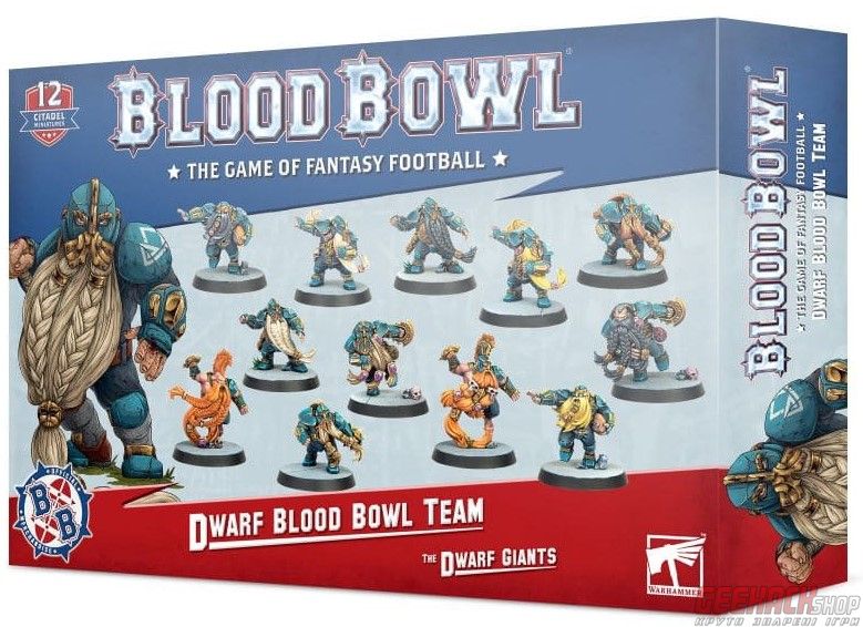 Équipe de Nains : Dwarf Giants - 200-17 - BLOOD BOWL