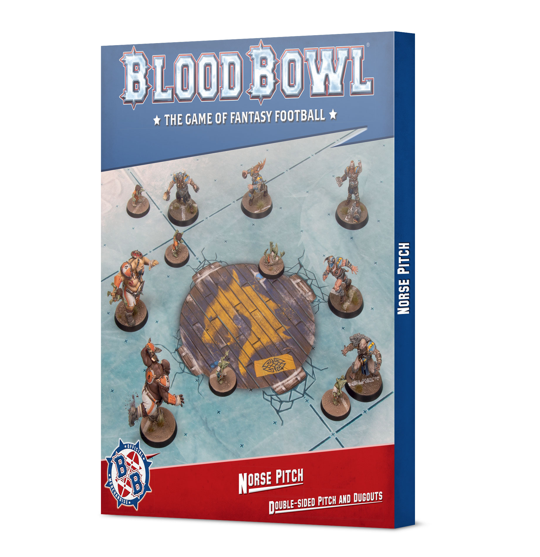 Double-sided - Norse Pitch and Dugout- 202-23 - BLOOD BOWL