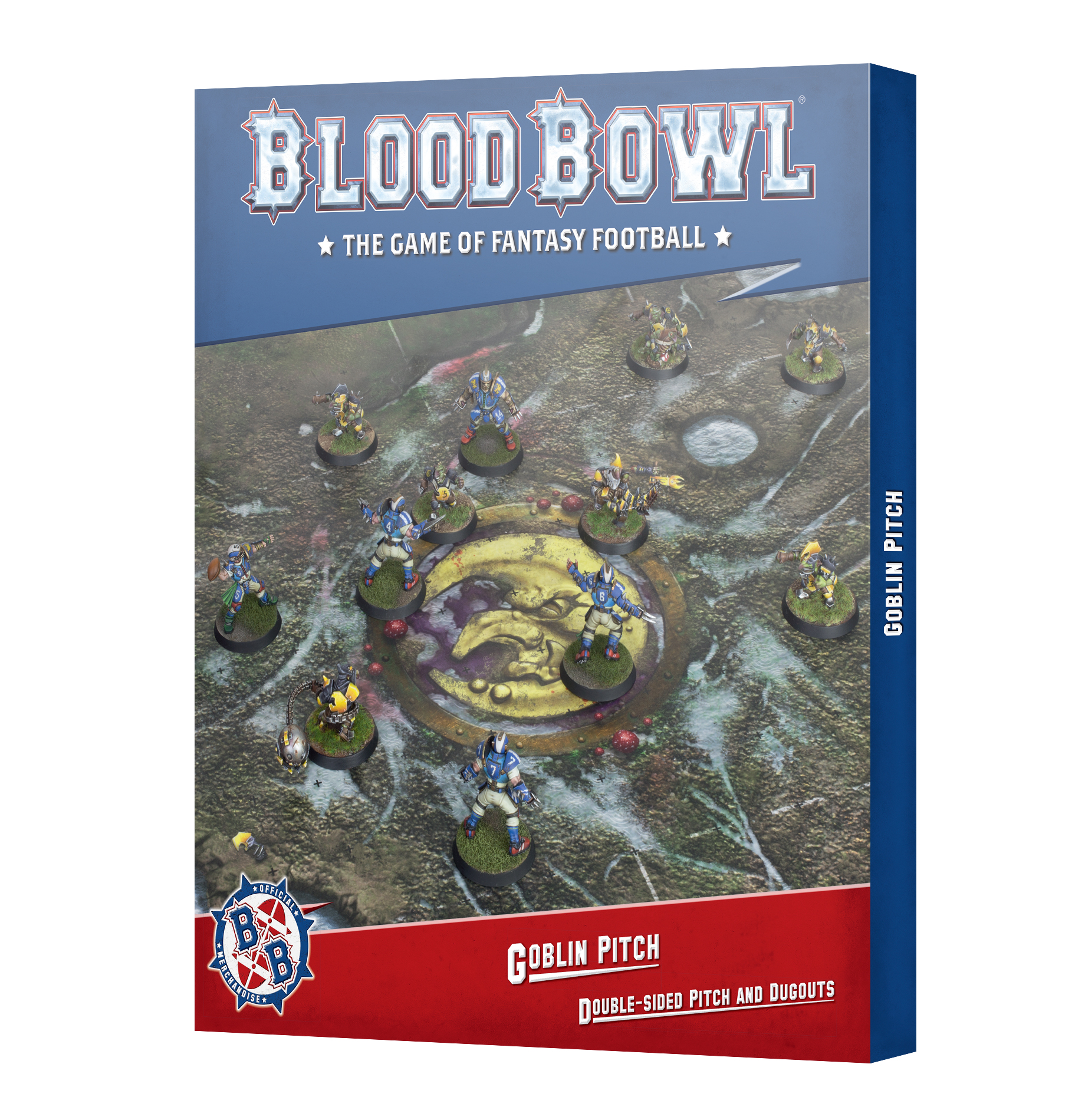 Double-sided - Goblin Pitch and Dugout- 200-25 - BLOOD BOWL