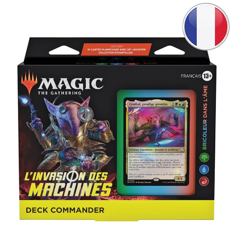 Deck Commander Bricoleur dans l\'Âme - L\'Invasion des machines - Magic - En Français