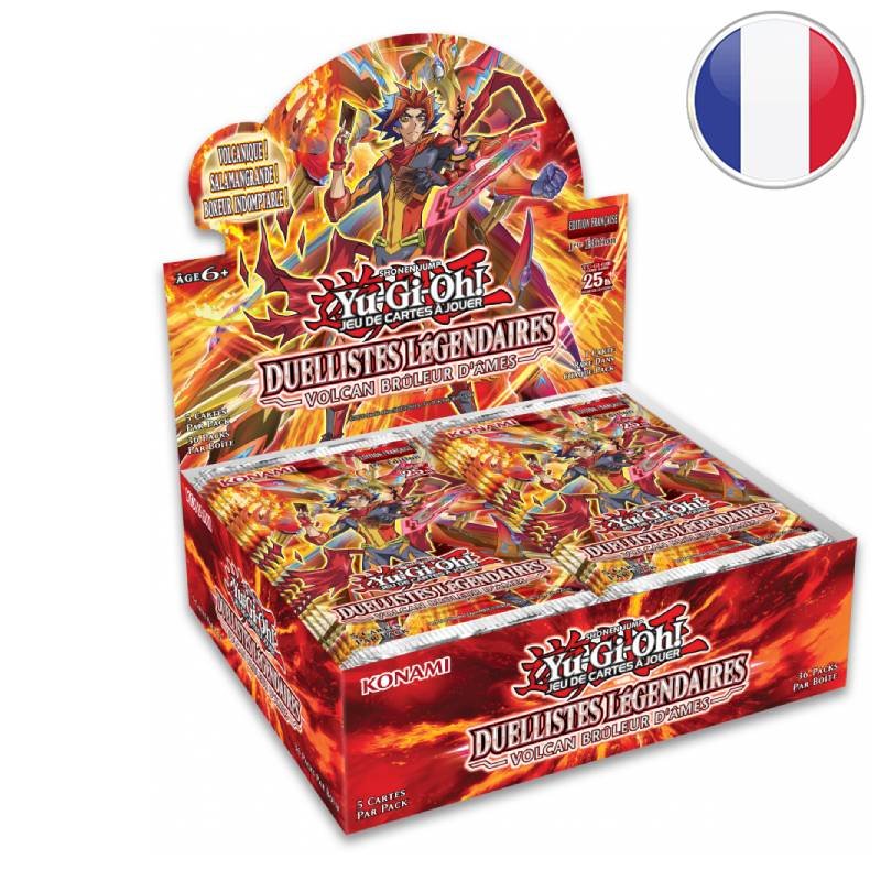 Boite de 36 Boosters Duellistes Légendaires : Volcan Brûleur d\'Âmes - Yu-Gi-Oh! - En Français
